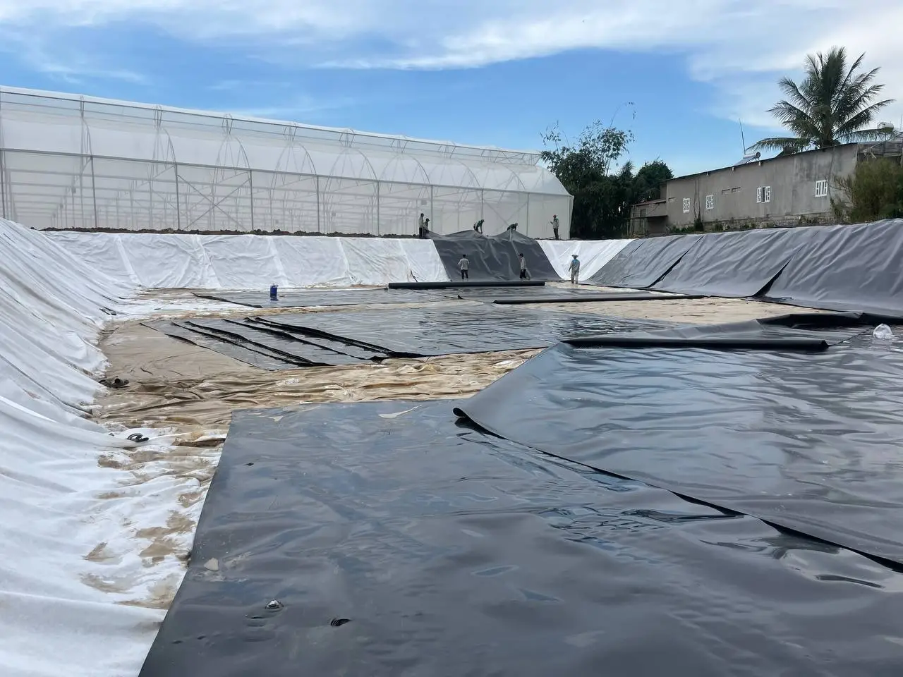 Màng Chống Thấm HDPE Dày 2mm Giải Pháp Chống Thấm Hiệu Quả Cho Bồn, Bể Chứa Nước Và Kho Xăng Dầu