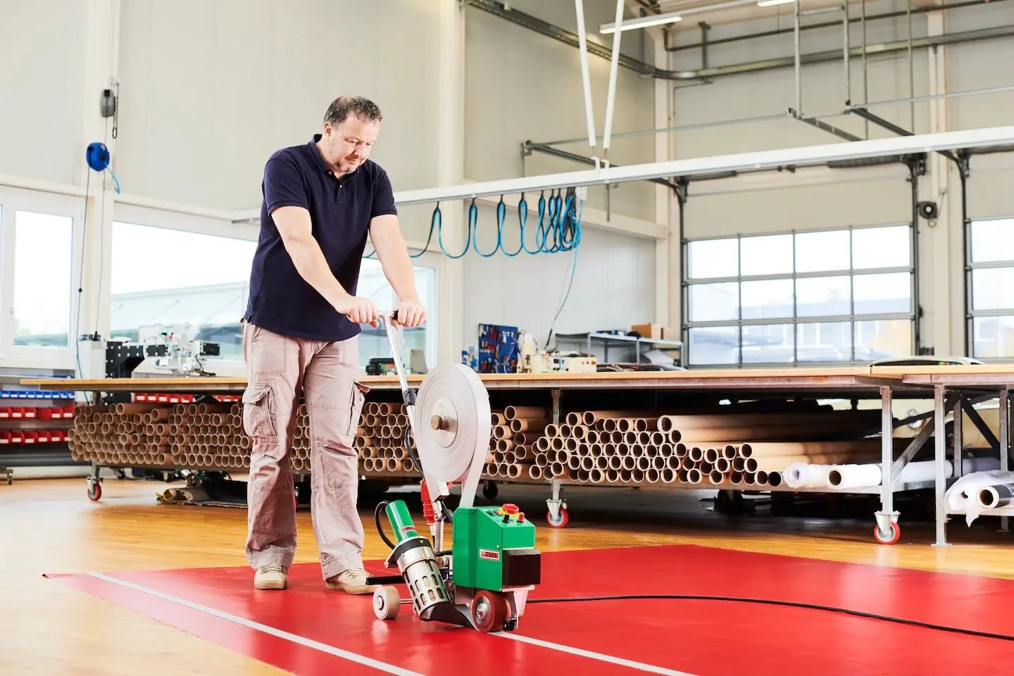 Máy hàn bạt nhựa PVC Leister TAPEMAT SPRIEGEL - Giải Pháp Hàn Tuyệt Vời Cho Mọi Công Trình