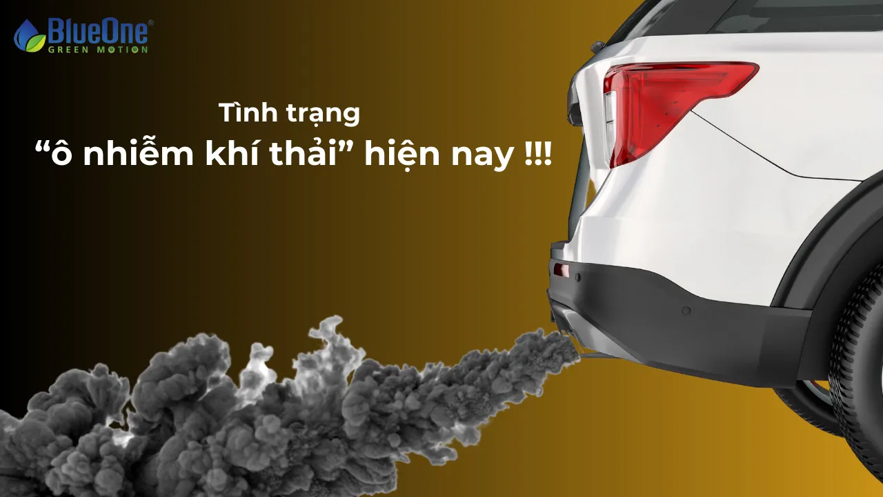 Ảnh minh họa tình trạng ô nhiễm không khí từ khí thải xe cộ, ảnh hưởng đến môi trường và sức khỏe con người, cần các giải pháp xử lý khí thải hiệu quả.