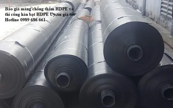 Bảng báo giá màng nhựa chống thấm HDPE các loại