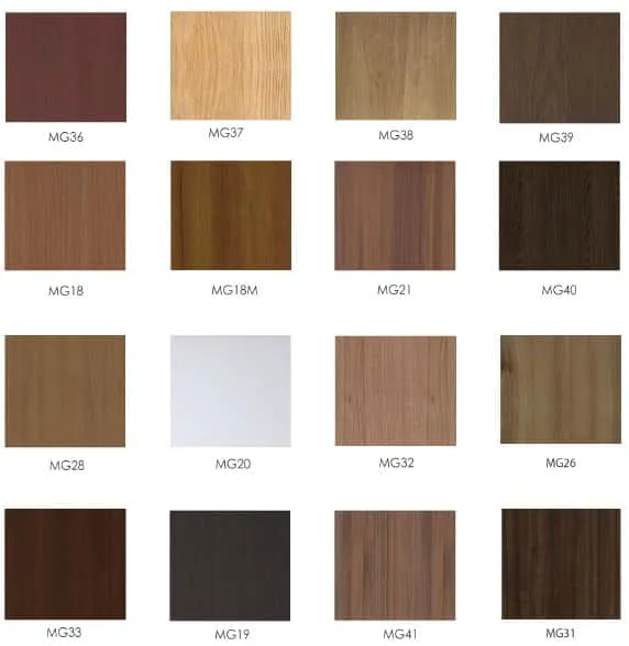 Bảng màu và mẫu mã đa dạng của trần nhựa composite Ecovina