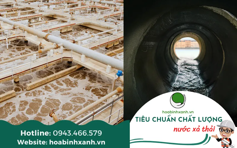 Bảng tiêu chuẩn nước thải sinh hoạt sau xử lý theo QCVN 14:2015/BTNMT