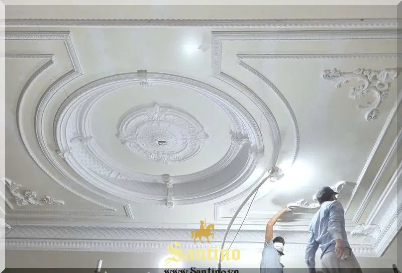 Báo giá thi công trần gỗ nhựa Picomat