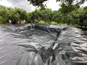 Bạt HDPE che nắng cho khu vực lưu trữ chất thải rắn, đảm bảo môi trường