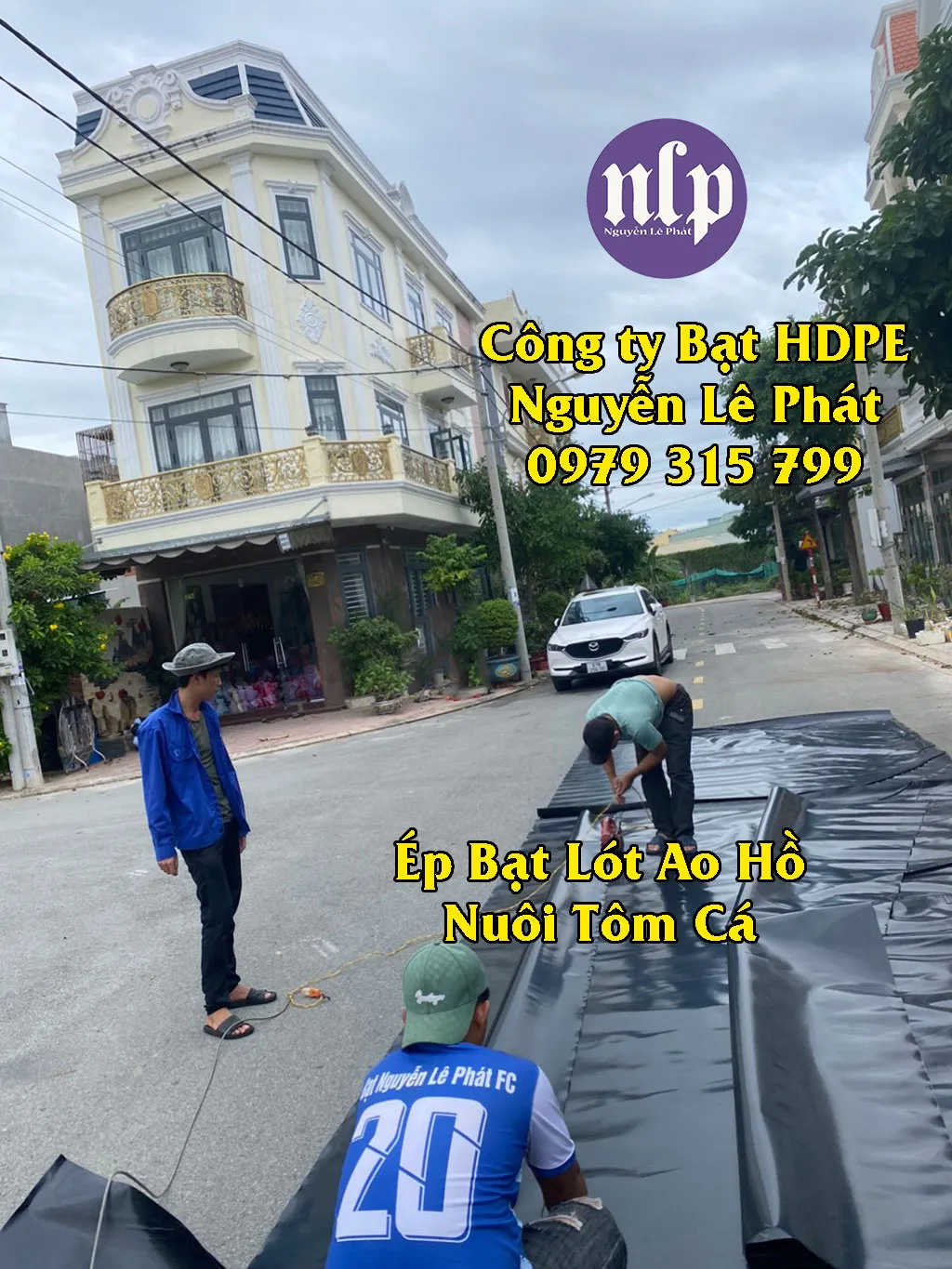 Bạt HDPE lót ao nuôi cá