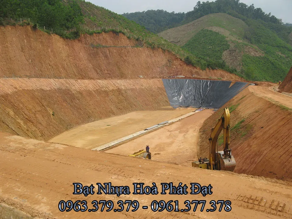 Bạt lót ao chứa nước