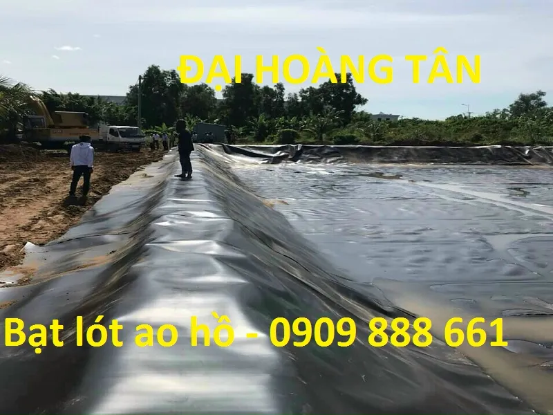 Bạt lót ao hồ dày dặn