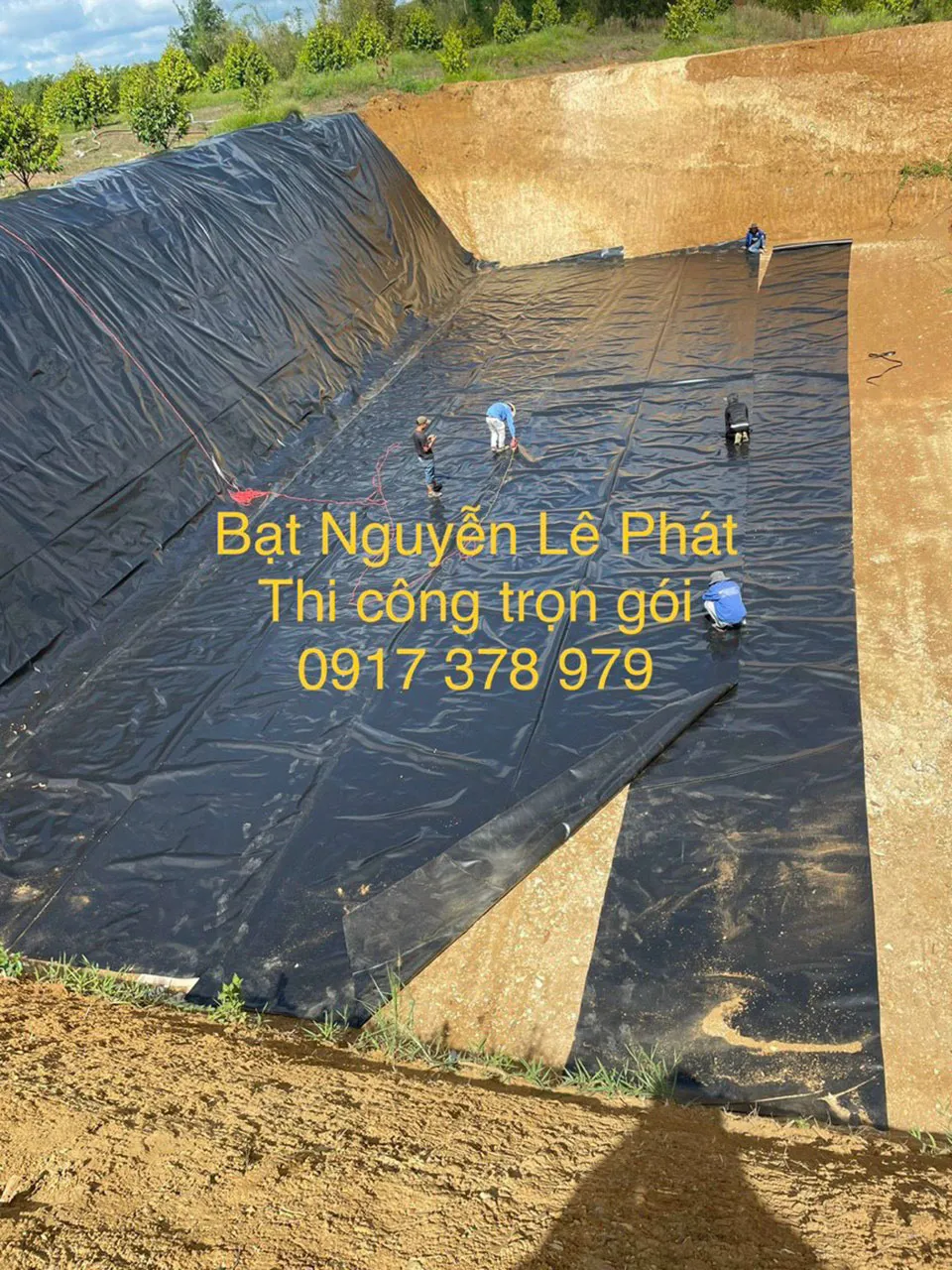 bạt lót ao hồ