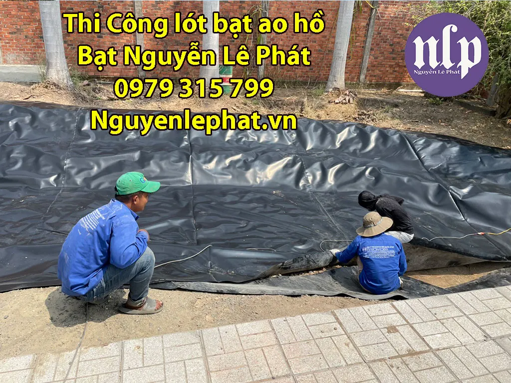 Bạt nhựa đen HDPE lót hồ