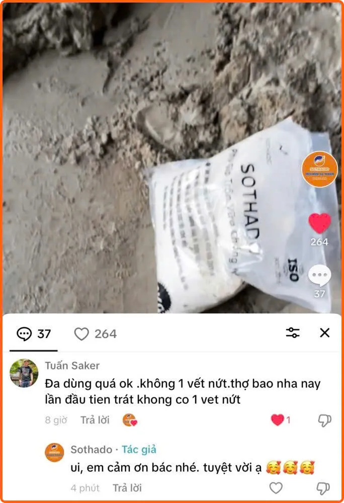 Bề mặt bê tông sau khi sử dụng phụ gia chống nứt cho thấy độ bền và khả năng chống chịu tốt