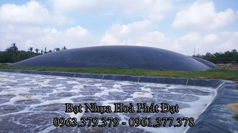 Bể nổi chứa nước sử dụng bạt HDPE
