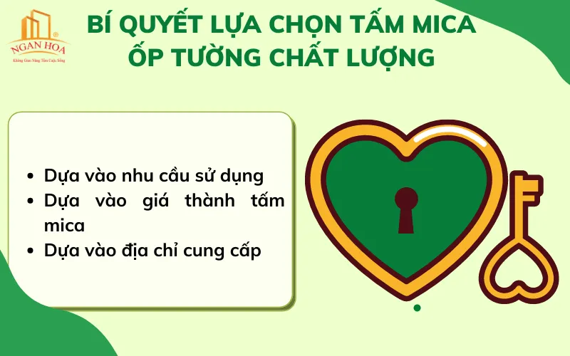 Bí quyết lựa chọn tấm nhựa mica ốp tường chất lượng cao