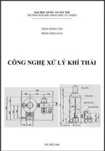 Bìa sách Giáo trình Công nghệ xử lý khí thải trình bày các kiến thức nền tảng và chuyên sâu về kiểm soát ô nhiễm không khí.