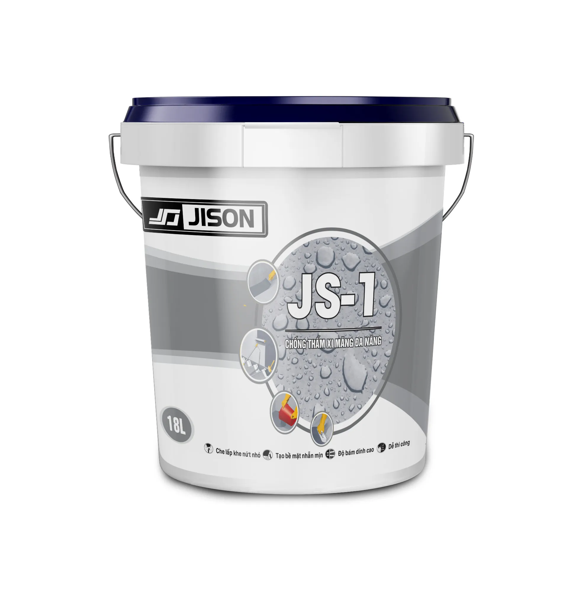 Bình sơn chống thấm Jison JS-1 gốc polymer cao cấp, giải pháp hiệu quả cho mọi công trình