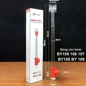 Bộ hút mặt hút đáy của bơm baoyu BY 103-BY 109S cho bể cá