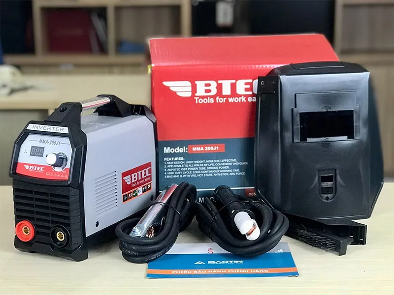 Bộ phụ kiện đi kèm máy hàn Inverter BTEC MMA-200J1