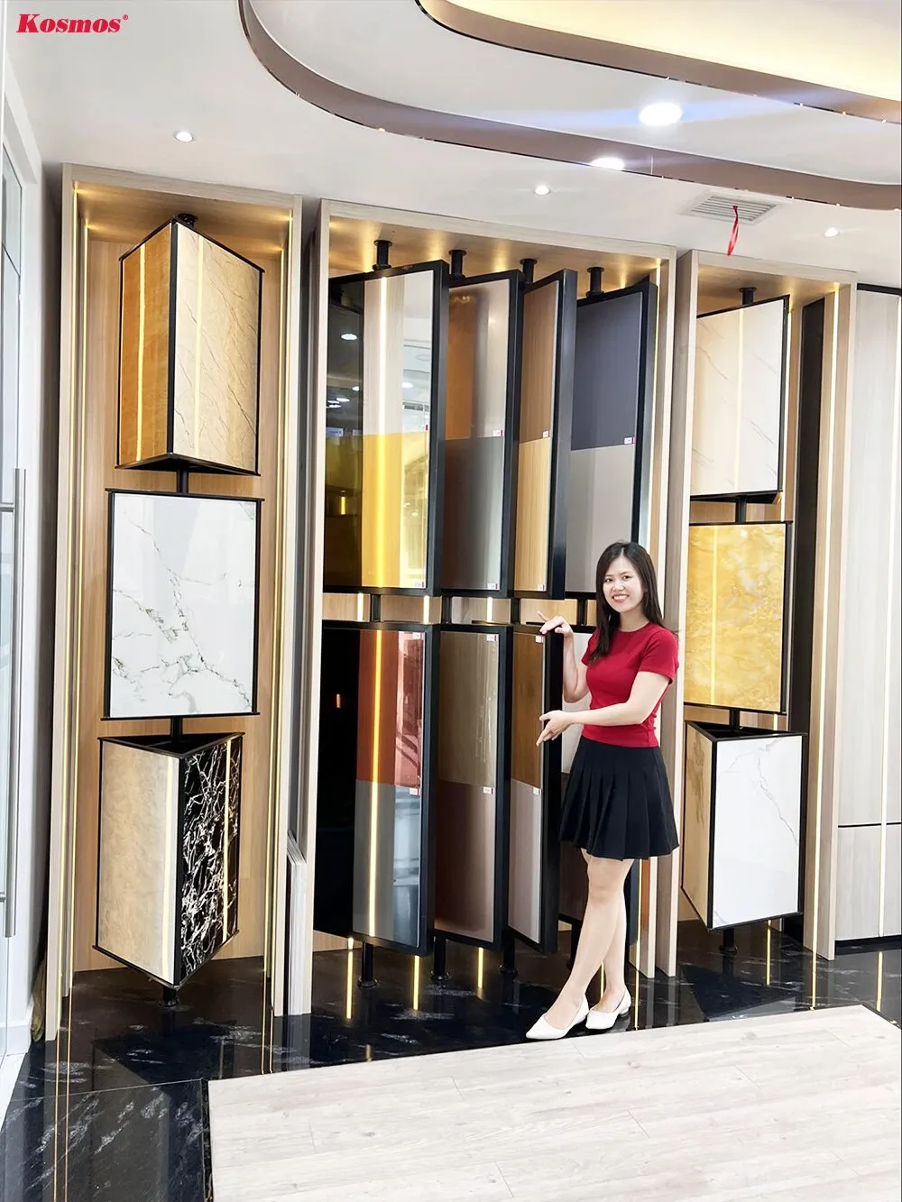 Bộ sưu tập các vật liệu ốp tường chống thấm tại Kosmos