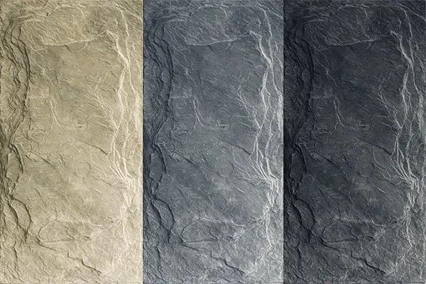 Bộ sưu tập màu sắc đa dạng của tấm ốp tường PU foam giả đá siêu nhẹ