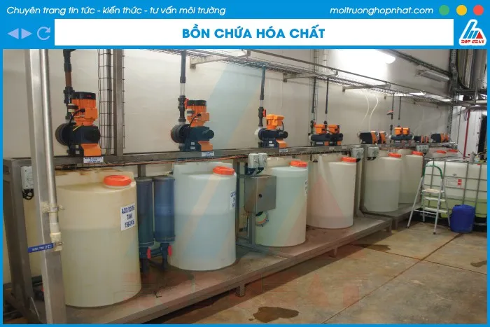 Bồn chứa hóa chất xử lý nước thải