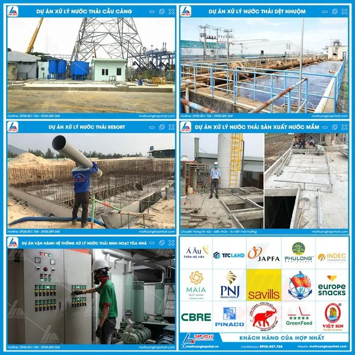 Các dự án xử lý nước thải đã triển khai bởi chuyên gia môi trường