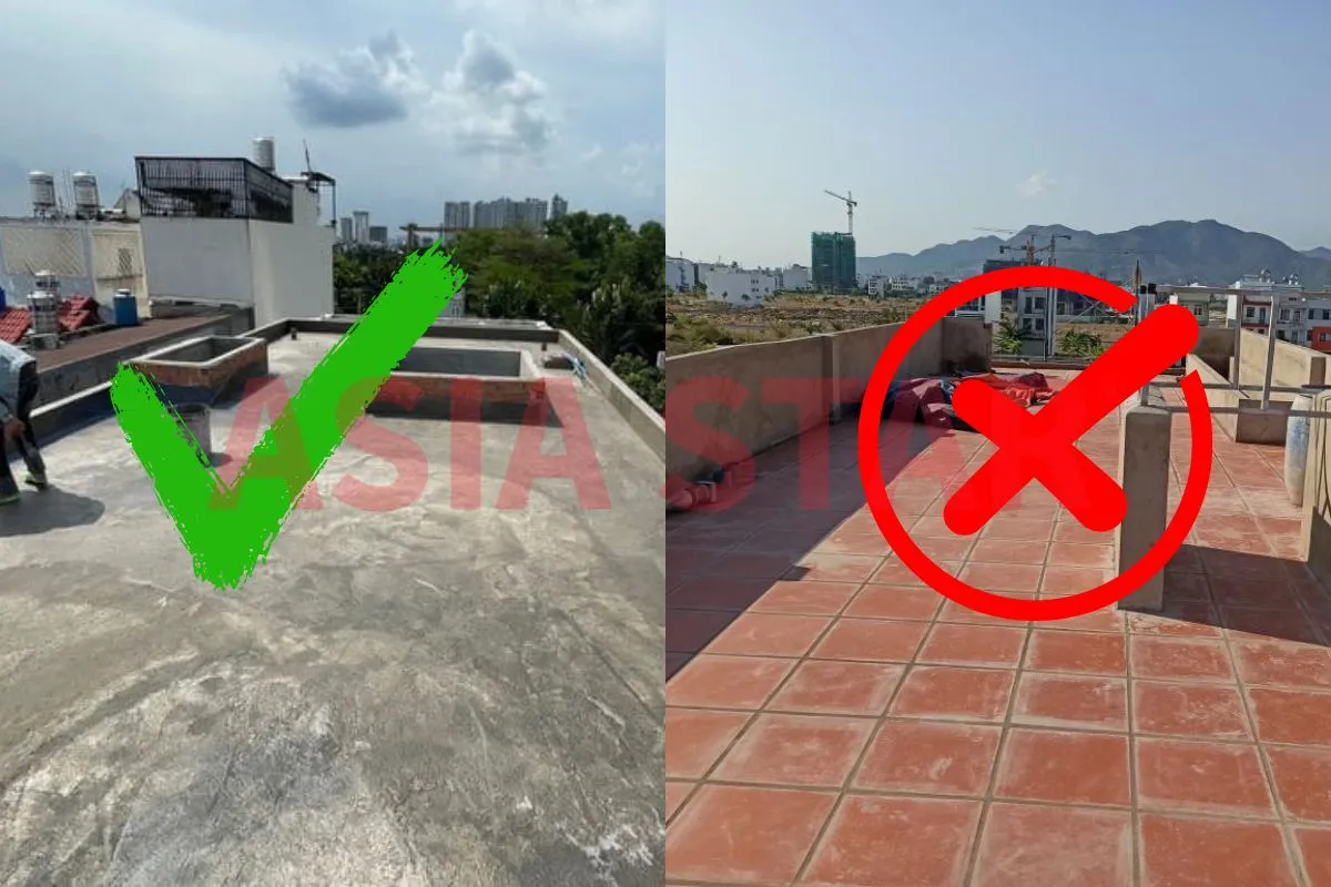 Các loại sàn bê tông phù hợp với quy trình ngâm nước xi măng chống thấm