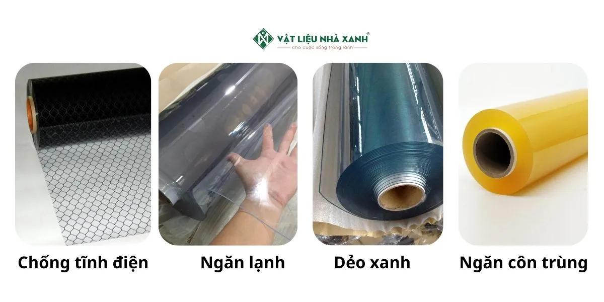 Các loại tấm nhựa PVC phổ biến