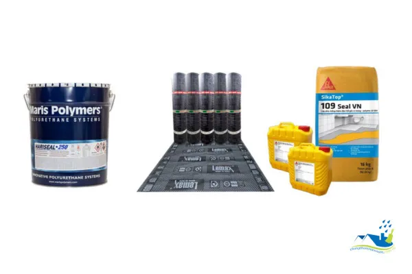 các loại vật liệu chống thấm sân thượng tại TPHCM