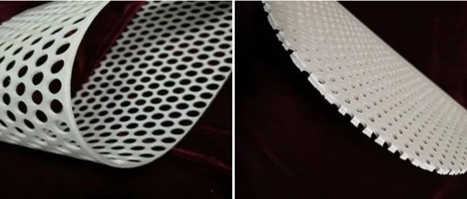 Các mẫu tấm nhựa đục lỗ PVC với đa dạng đường kính lỗ cho sàng lọc công nghiệp