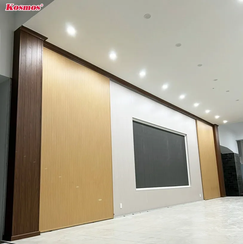 Các mẫu tấm nhựa ốp tường phòng khách NANOVIP125-007, 005, 009 đa dạng vân gỗ
