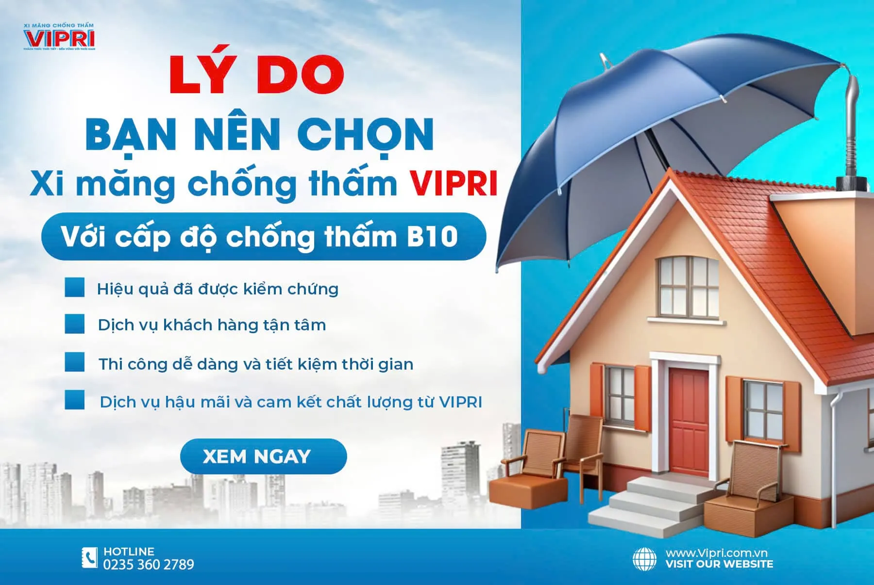 Các ưu điểm vượt trội khi sử dụng bê tông chống thấm B10 cho dự án môi trường
