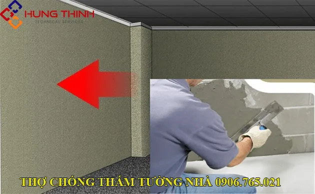 Cách chống thấm ngược khe tiếp giáp giữa 2 nhà liền kề