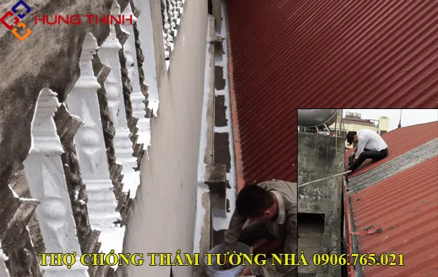 Cách xử lý chống thấm khe hở giữa hai nhà lớn hơn 5cm