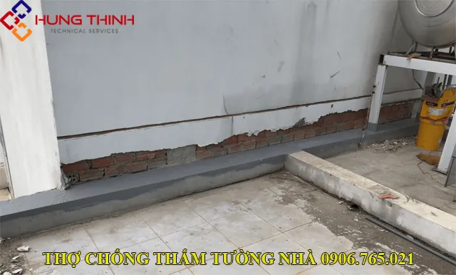 Cách xử lý khe hở giữa hai nhà có kích thước nhỏ khó nhìn thấy