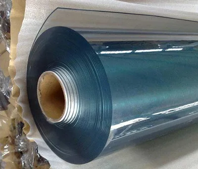Cận cảnh vật liệu tấm nhựa PVC trong suốt