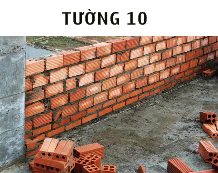 Cấu tạo chi tiết của tường 10