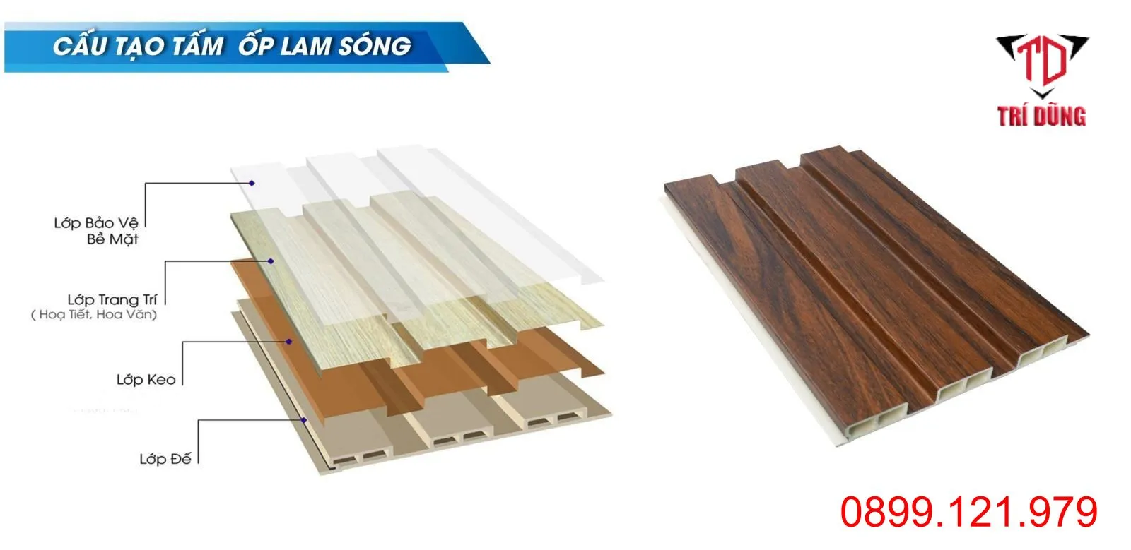 Cấu tạo tấm nhựa giả gỗ