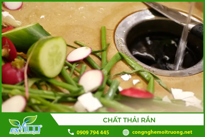 Chất thải rắn cần được loại bỏ trong quá trình xử lý nước thải