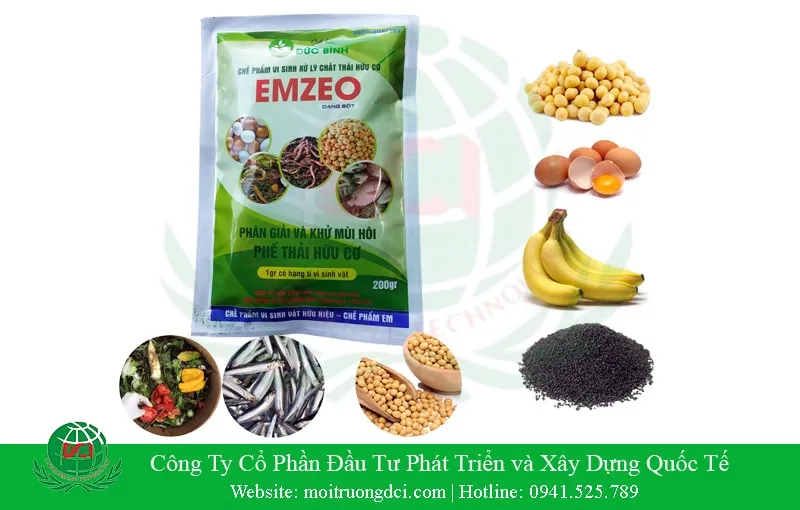 Chế phẩm vi sinh vật xử lý rác thải hữu cơ trong công nghệ môi trường