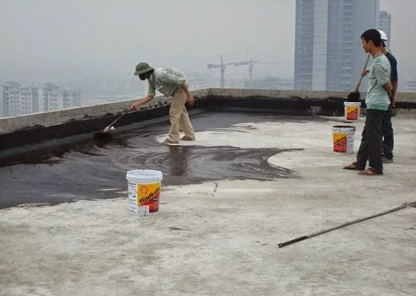 Chống thấm sàn mái bằng vật liệu Flinkote