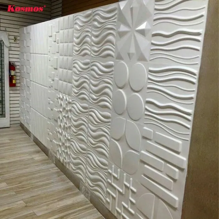 Có nhiều mẫu tấm ốp tường 3D cho chúng ta lựa chọn