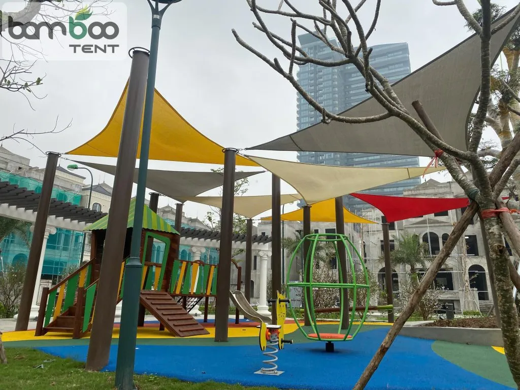 công trình mái che bạt hdpe quy mô lớn cho các dự án môi trường
