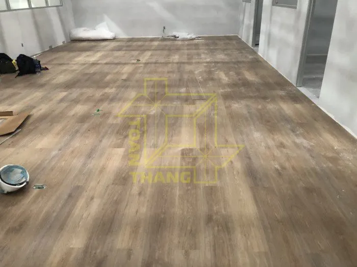Công trình sàn nhựa giả gỗ tại TPHCM