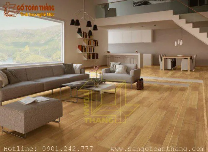 Công trình sàn nhựa vân gỗ tại Vũng Tàu