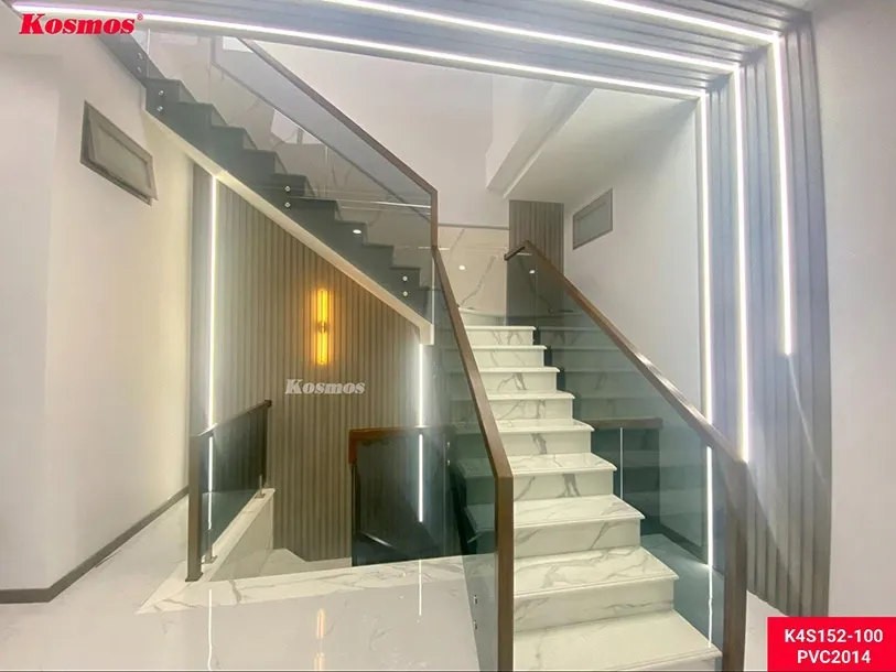 Công trình sử dụng tấm nhựa ốp tường PVC hoàn thiện với vẻ đẹp ấn tượng