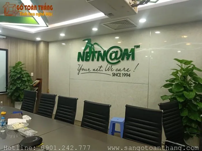 Công trình tấm nhựa giả đá 15 cho văn phòng công ty Quận 2, TPHCM