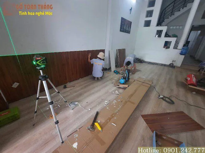 Công trình thi công Tấm nhựa nano ốp tường tại Quận 9, TPHCM