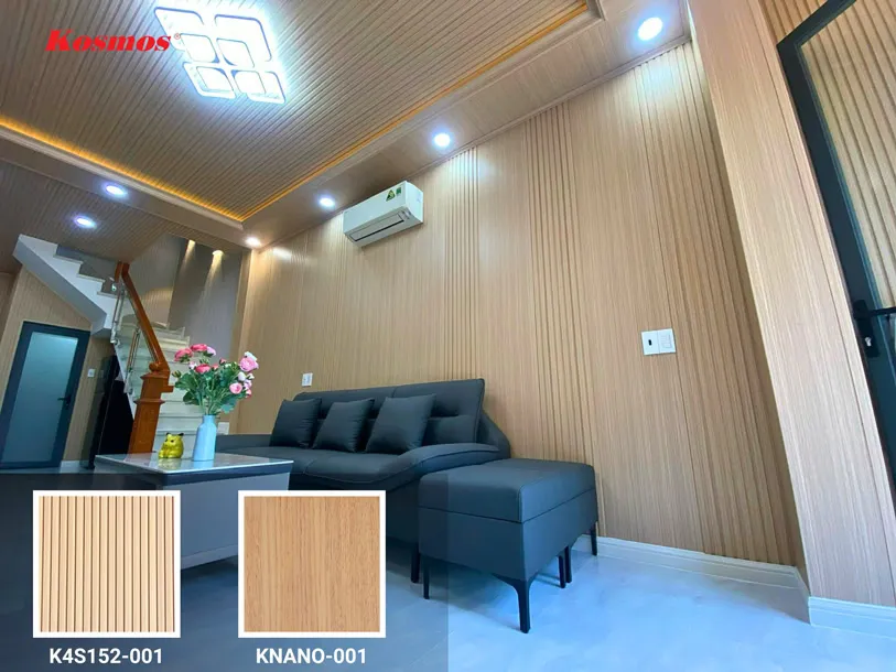 Công trình thực tế sử dụng tấm nhựa ốp tường