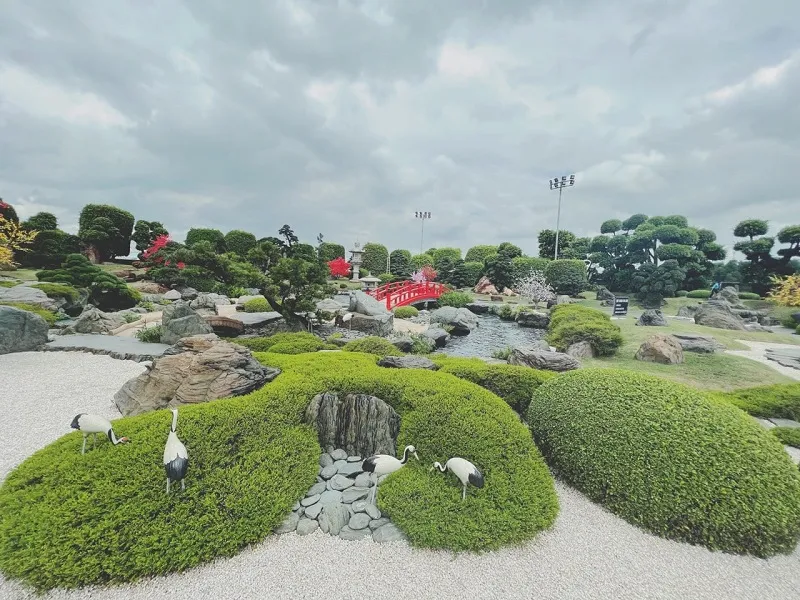 Công viên Cá Koi - Rin Rin Park mang đậm phong cách Nhật Bản