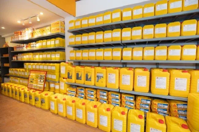 Cửa hàng đại lý Sika với các sản phẩm chống thấm chất lượng cao