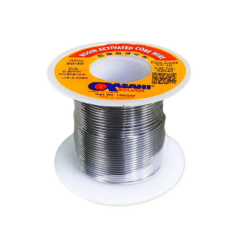 Cuộn chì hàn điện tử Asahi SN60/40 đường kính 0.8mm